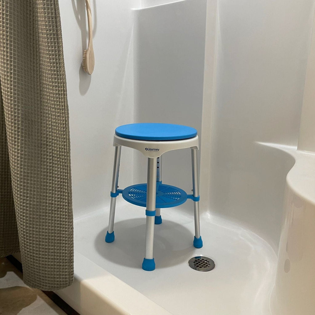 Journey EZ Swivel Shower Stool - sold by Dansons Medical - Shower Seats manufactured by Journey Health & Lifestyle