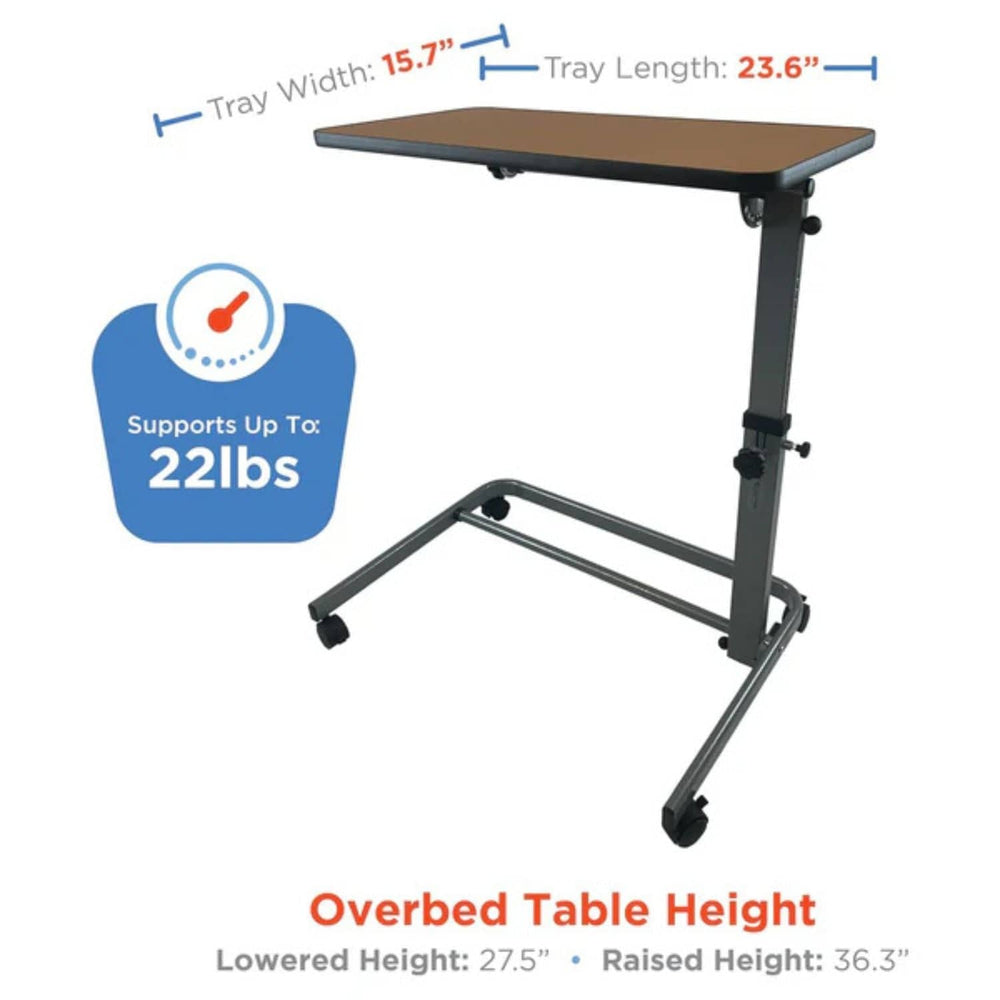 Journey Foldable Overbed Table - sold by Dansons Medical - Overbed Tables manufactured by Journey Health & Lifestyle
