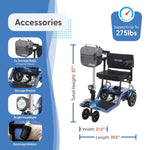 Journey SoLite Folding Power Scooter - sold by Dansons Medical - Scooters manufactured by Journey Health & Lifestyle