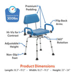 Journey SoftSecure Rotating Shower Chair - sold by Dansons Medical - Shower Seats manufactured by Journey Health & Lifestyle