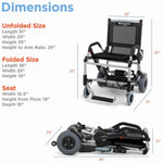 Journey Zinger Folding Power Wheelchair - sold by Dansons Medical - Portable Wheelchairs manufactured by Journey Health & Lifestyle