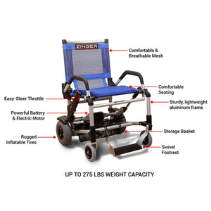 Journey Zinger Folding Power Wheelchair