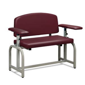 Clinton Industries Lab X Series Blood Drawing Chair with Straight Arms