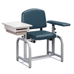 Clinton Industries Lab X Series Blood Drawing Chair with Straight Arms - sold by Dansons Medical -  manufactured by Clinton Industries (MM)