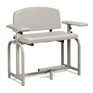 Clinton Industries Lab X Series Blood Drawing Chair with Straight Arms