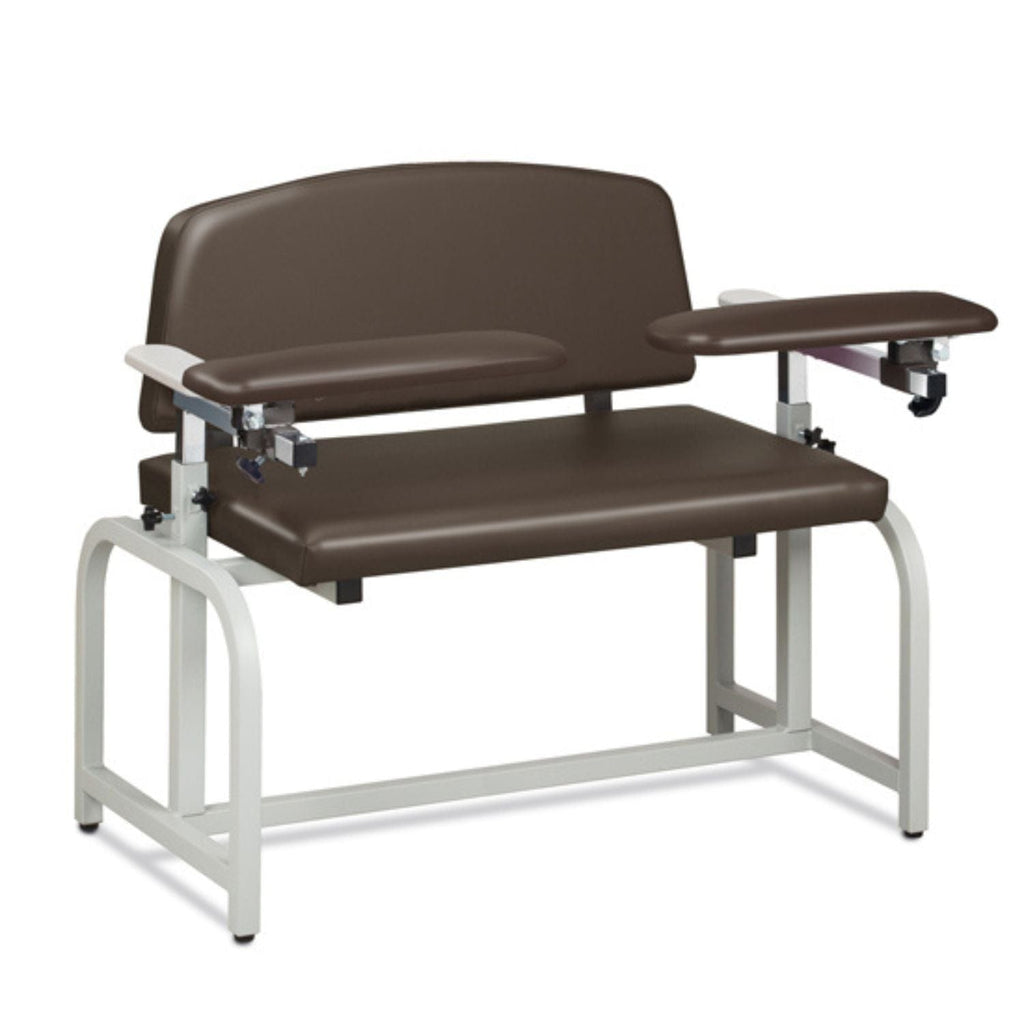 Clinton Industries Lab X Series Bariatric Blood Drawing Chair with Padded Flip Arms - sold by Dansons Medical -  manufactured by Clinton Industries (MM)