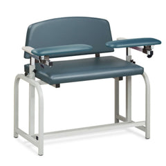Clinton Industries Lab X Series Bariatric Blood Drawing Chair with Padded Flip Arms - sold by Dansons Medical -  manufactured by Clinton Industries (MM)