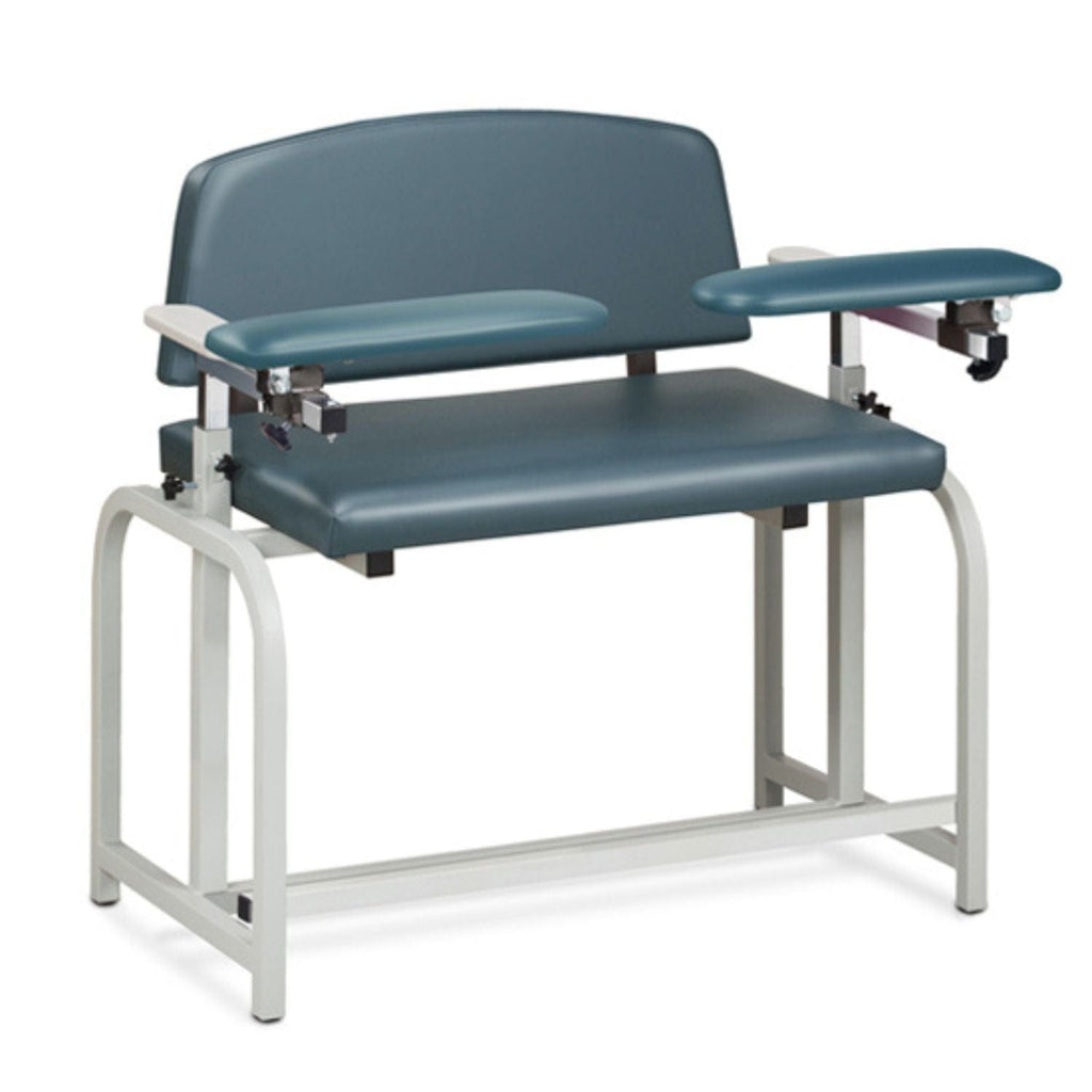 Clinton Industries Lab X Series Bariatric Blood Drawing Chair with Padded Flip Arms - sold by Dansons Medical -  manufactured by Clinton Industries (MM)