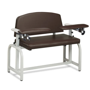 Clinton Industries Lab X Series Blood Drawing Chair with Padded Arms