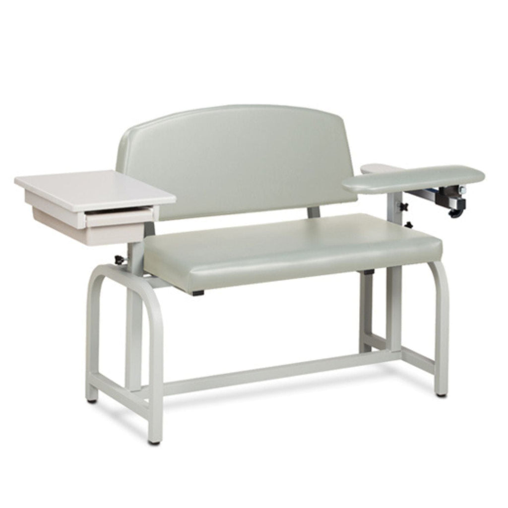 Clinton Industries Lab X Series Blood Drawing Chair with Padded Arms - sold by Dansons Medical -  manufactured by Clinton Industries (MM)