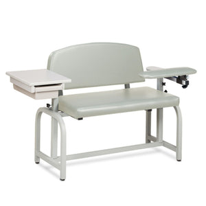 Clinton Industries Lab X Series Blood Drawing Chair with Padded Arms