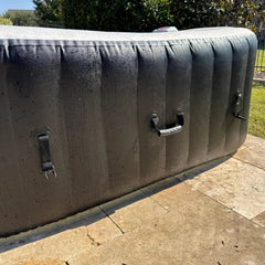 Lifesmart 6-Person Inflatable Square Hot Tub with LED Lights - sold by Dansons Medical - Hot and Cold Tubs manufactured by Lifesmart (SCS)