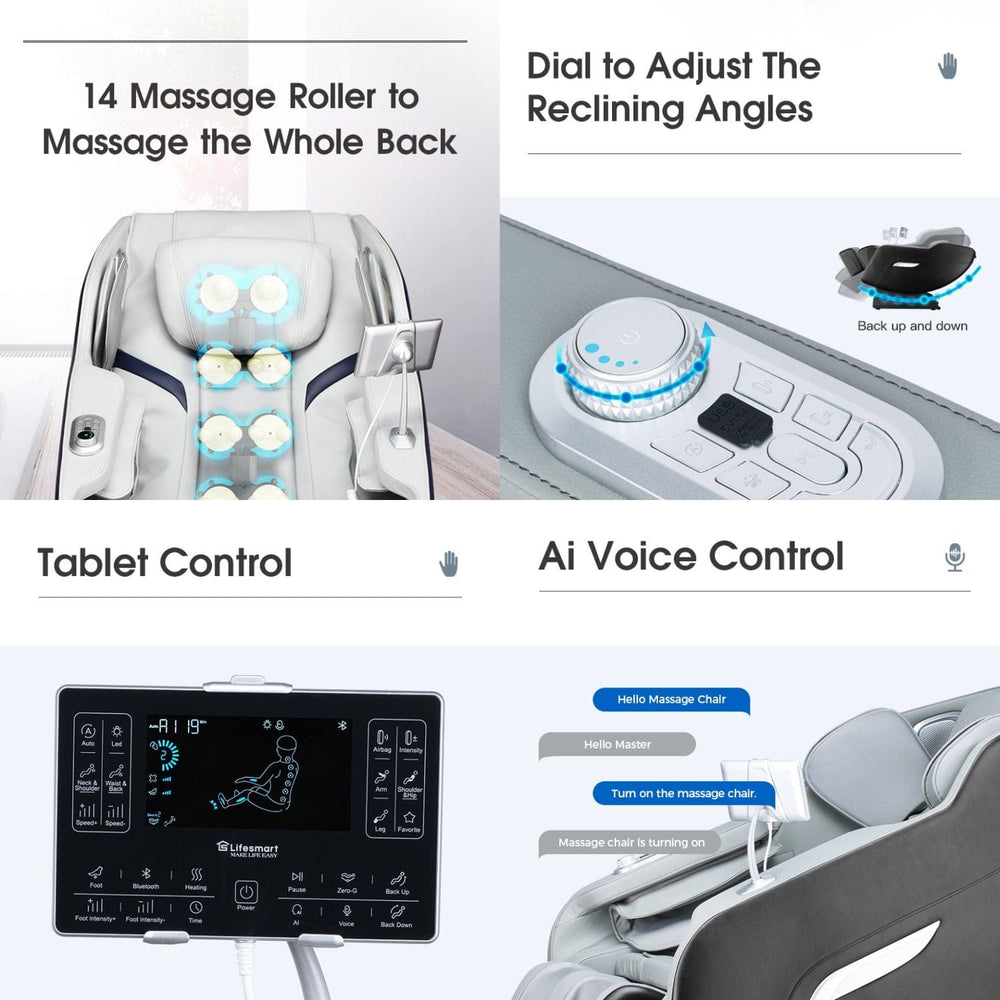 Lifesmart R8375 2D Deluxe Massage Chair - sold by Dansons Medical - Massage Chairs manufactured by Lifesmart (SCS)