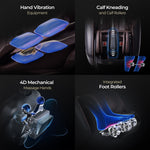 Lifesmart R9775EBLK 4D Dual Core Faux Leather Massage Chair