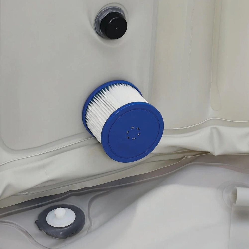 Lifesmart 4-Person Inflatable Round Hot Tub - sold by Dansons Medical - Hot and Cold Tubs manufactured by Lifesmart (SCS)