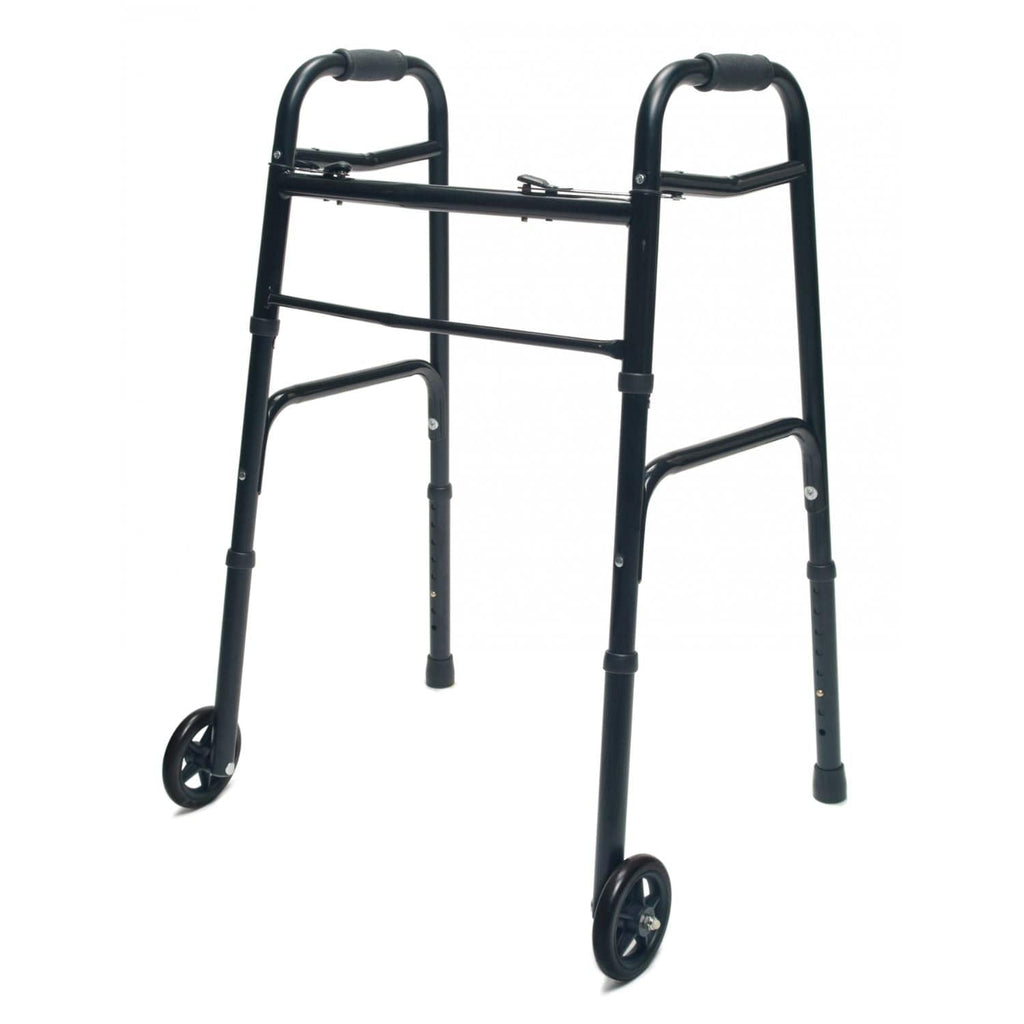 Lumex ColorSelect Adult Walker with Wheels - sold by Dansons Medical - Canes and Walking Sticks manufactured by Graham Field