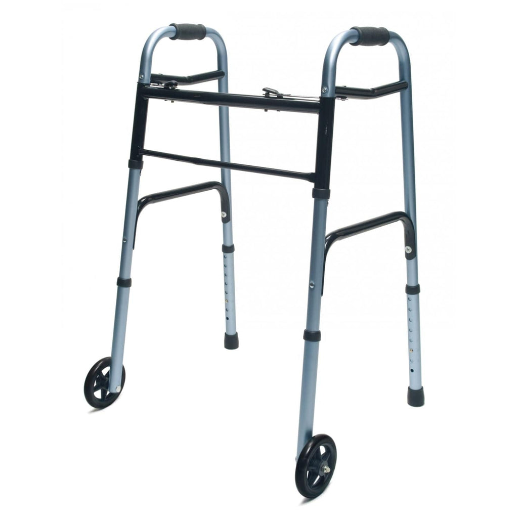 Lumex ColorSelect Adult Walker with Wheels - sold by Dansons Medical - Canes and Walking Sticks manufactured by Graham Field