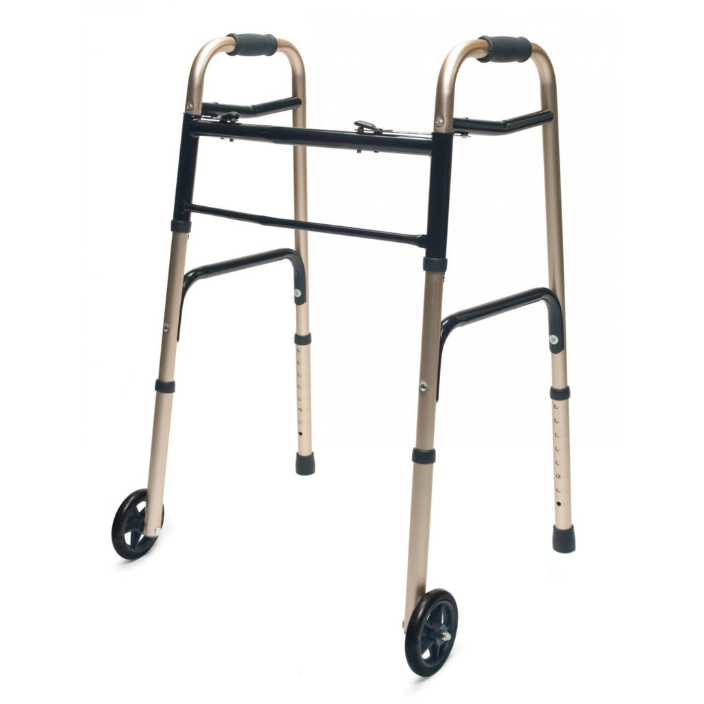 Lumex ColorSelect Adult Walker with Wheels - sold by Dansons Medical - Canes and Walking Sticks manufactured by Graham Field