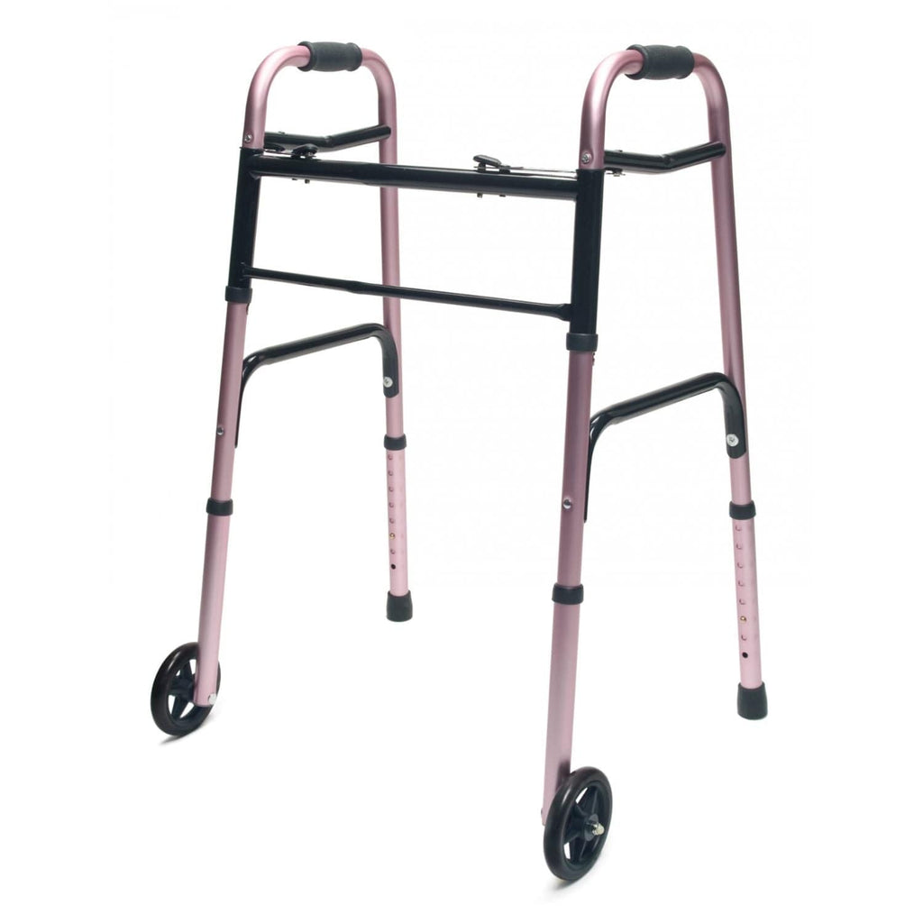 Lumex ColorSelect Adult Walker with Wheels - sold by Dansons Medical - Canes and Walking Sticks manufactured by Graham Field