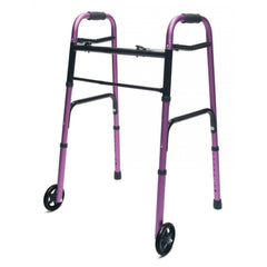 Lumex ColorSelect Adult Walker with Wheels - sold by Dansons Medical - Canes and Walking Sticks manufactured by Graham Field