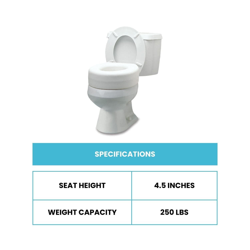 Lumex Everyday Raised Toilet Seat - sold by Dansons Medical -  manufactured by Graham Field