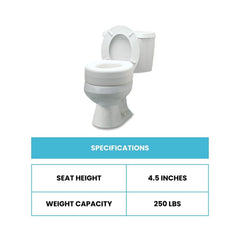 Lumex Everyday Raised Toilet Seat - sold by Dansons Medical -  manufactured by Graham Field