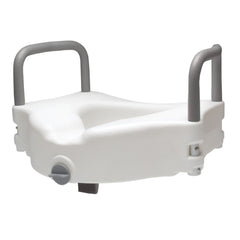 Lumex Locking Raised Toilet Seat With Removable Armrests, Non-Retail Packaging - sold by Dansons Medical -  manufactured by Graham Field