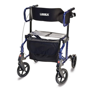 Lumex HybridLX Rollator Transport Chair - sold by Dansons Medical - manufactured by Graham Field