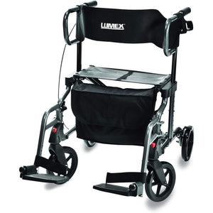 Lumex HybridLX Rollator Transport Chair - sold by Dansons Medical - manufactured by Graham Field