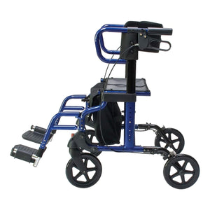 Lumex HybridLX Rollator Transport Chair - sold by Dansons Medical - manufactured by Graham Field