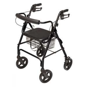 Lumex Walkabout Four-Wheel Contour Deluxe Rollator - sold by Dansons Medical - manufactured by Graham Field