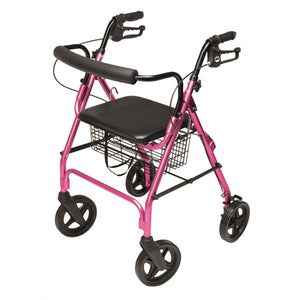 Lumex Walkabout Four-Wheel Contour Deluxe Rollator - sold by Dansons Medical - manufactured by Graham Field