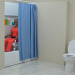 MJM International All-Purpose Dual Shower/Transfer Chair with Elongated Seat