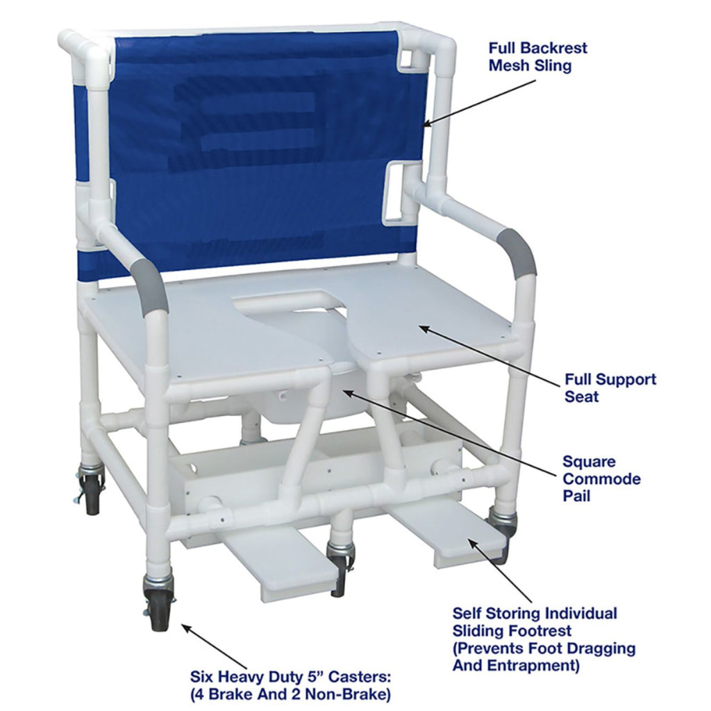 MJM International Bariatric Shower Chair