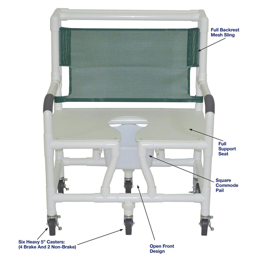 MJM International Bariatric Shower Chair