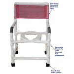 MJM International Knocked Down Deluxe Wide Shower Chair