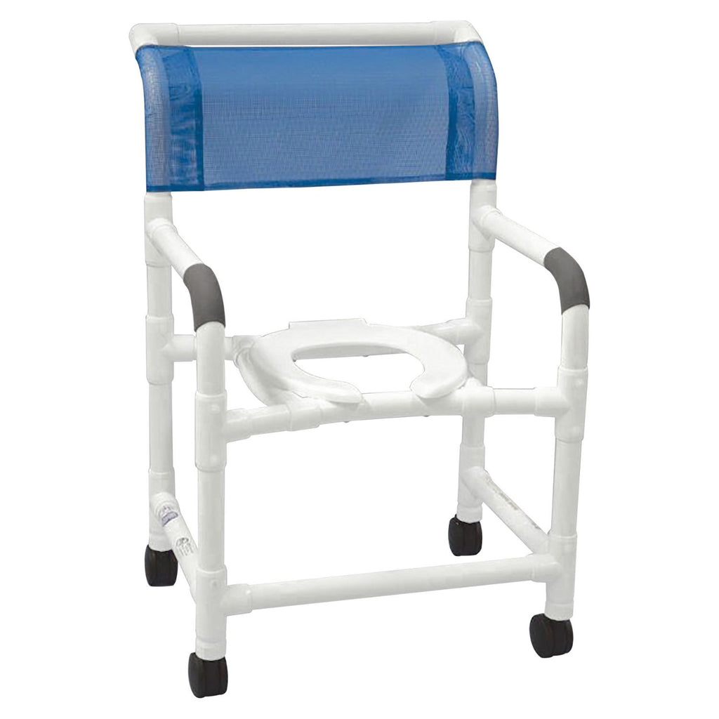 MJM International Knocked Down Deluxe Wide Shower Chair