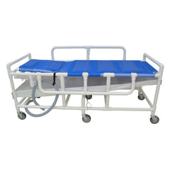 MJM International Shower Gurney with Canvas Drain Pan and Duo Sling