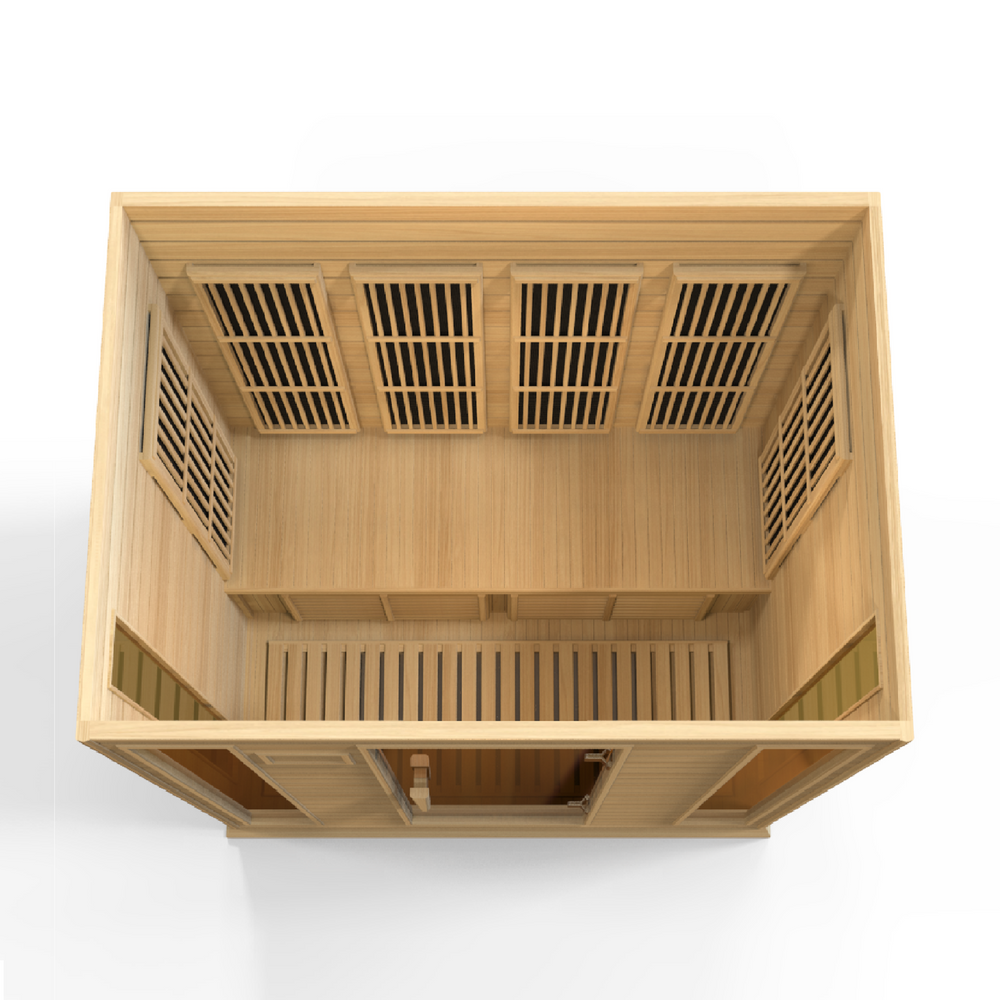 Golden Designs Maxxus 4-Person Low EMF FAR Infrared Sauna, a Saunas by Golden Designs (SCS) available at Dansons Medical
