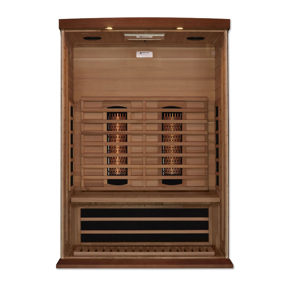 Golden Designs Maxxus 2-Person Full Spectrum Near Zero EMF FAR Infrared Sauna, a Saunas by Golden Designs (SCS) available at Dansons Medical