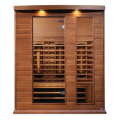 Golden Designs Maxxus 3-Person Full Spectrum Near Zero EMF FAR Infrared Sauna, a Saunas by Golden Designs (SCS) available at Dansons Medical