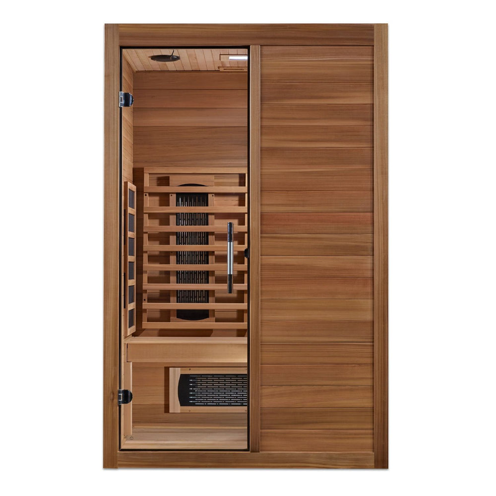 Golden Designs Maxxus S-Line 2-Person Full Spectrum Near Zero EMF FAR Infrared Sauna, a Saunas by Golden Designs (SCS) available at Dansons Medical