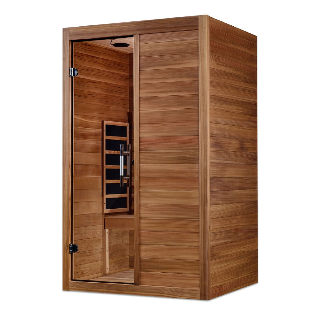 Golden Designs Maxxus S-Line 2-Person Full Spectrum Near Zero EMF FAR Infrared Sauna, a Saunas by Golden Designs (SCS) available at Dansons Medical