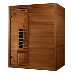 Golden Designs Maxxus S-Line 3-Person Full Spectrum Near Zero EMF FAR Infrared Sauna, a Saunas by Golden Designs (SCS) available at Dansons Medical