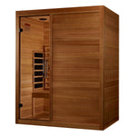 Golden Designs Maxxus S-Line 3-Person Full Spectrum Near Zero EMF FAR Infrared Sauna, a Saunas by Golden Designs (SCS) available at Dansons Medical