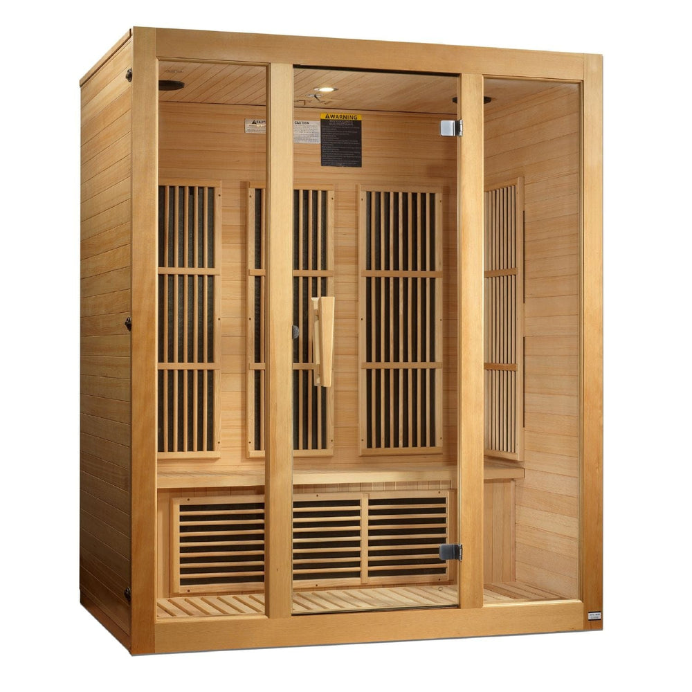 Golden Designs Maxxus Bellevue 3-Person Low EMF FAR Infrared Sauna - sold by Dansons Medical - Saunas manufactured by Golden Designs (SCS)