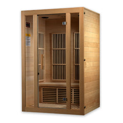 Golden Designs Maxxus Seattle 2-Person Low EMF FAR Infrared Sauna - sold by Dansons Medical - Saunas manufactured by Golden Designs (SCS)