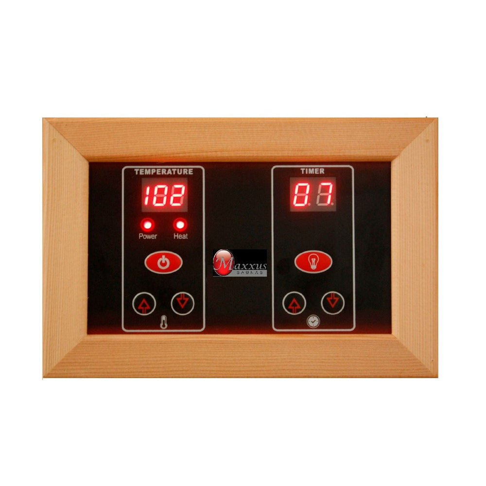 Golden Designs Maxxus Seattle 2-Person Low EMF FAR Infrared Sauna - sold by Dansons Medical - Saunas manufactured by Golden Designs (SCS)
