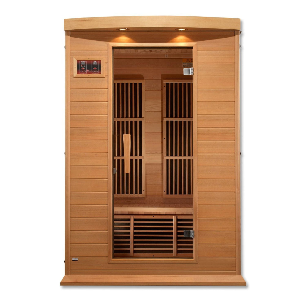 Golden Designs Maxxus Toulose 2-Person Low EMF FAR Infrared Sauna - sold by Dansons Medical - Saunas manufactured by Golden Designs (SCS)