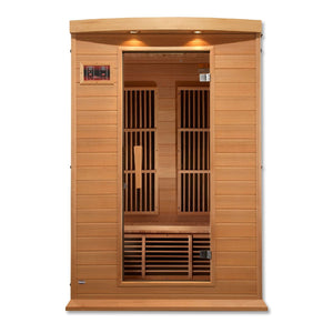 Golden Designs Maxxus Toulose 2-Person Low EMF FAR Infrared Sauna - sold by Dansons Medical - Saunas manufactured by Golden Designs (SCS)